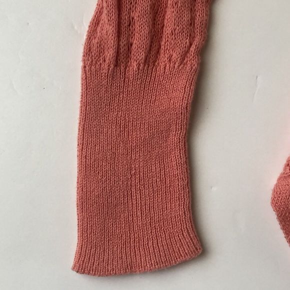 Caslon open front Waterfall Crochet Orange cardigan Small - Picture 8 of 11